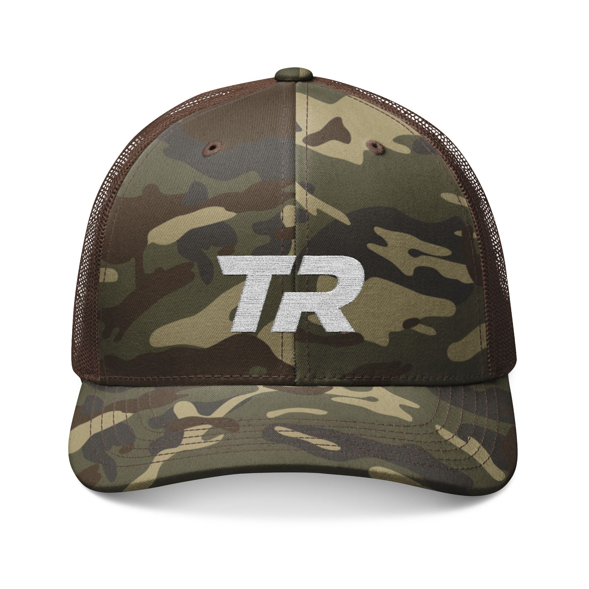 Initial Camo Trucker Cap