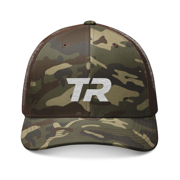 Initial Camo Trucker Cap