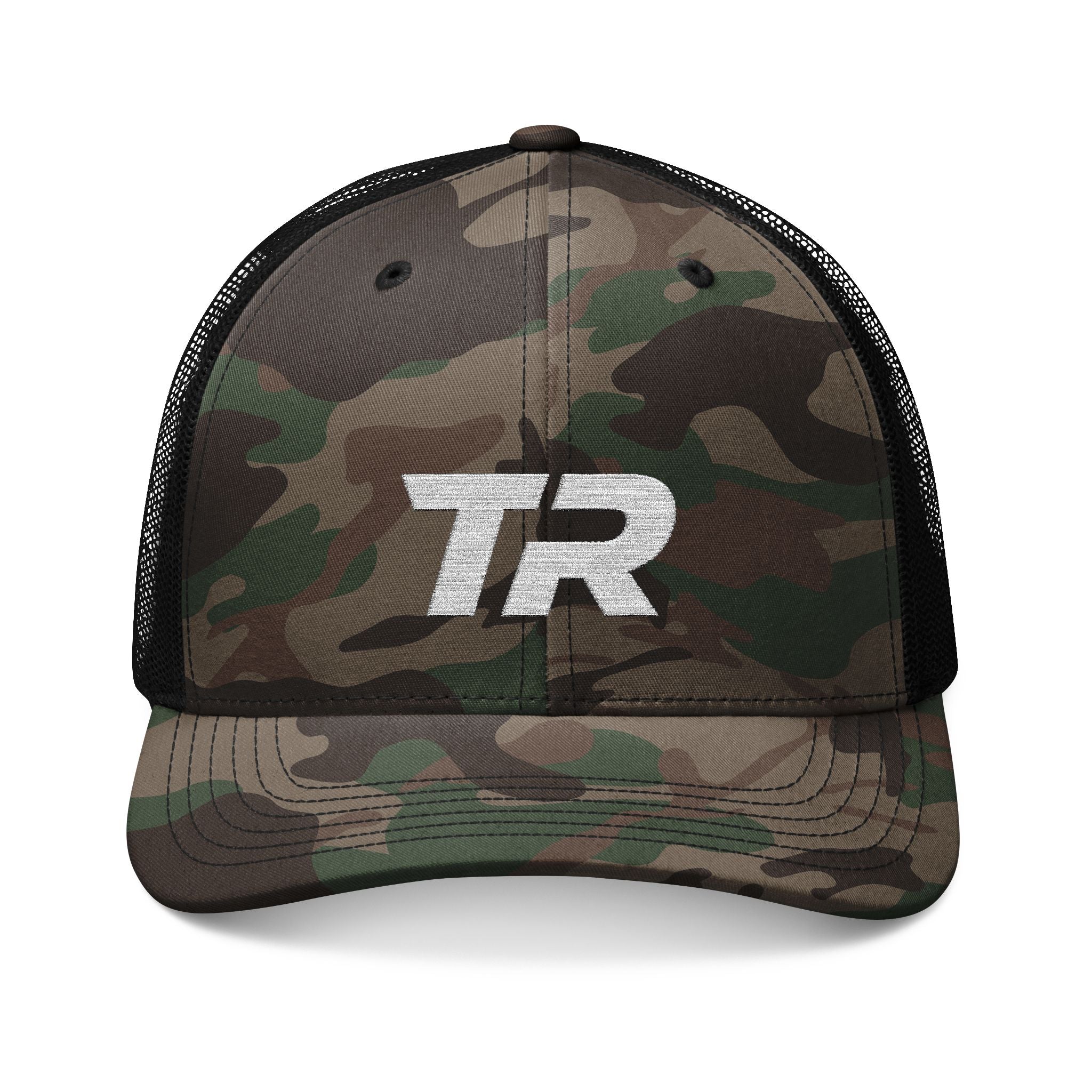 Initial Camo Trucker Cap