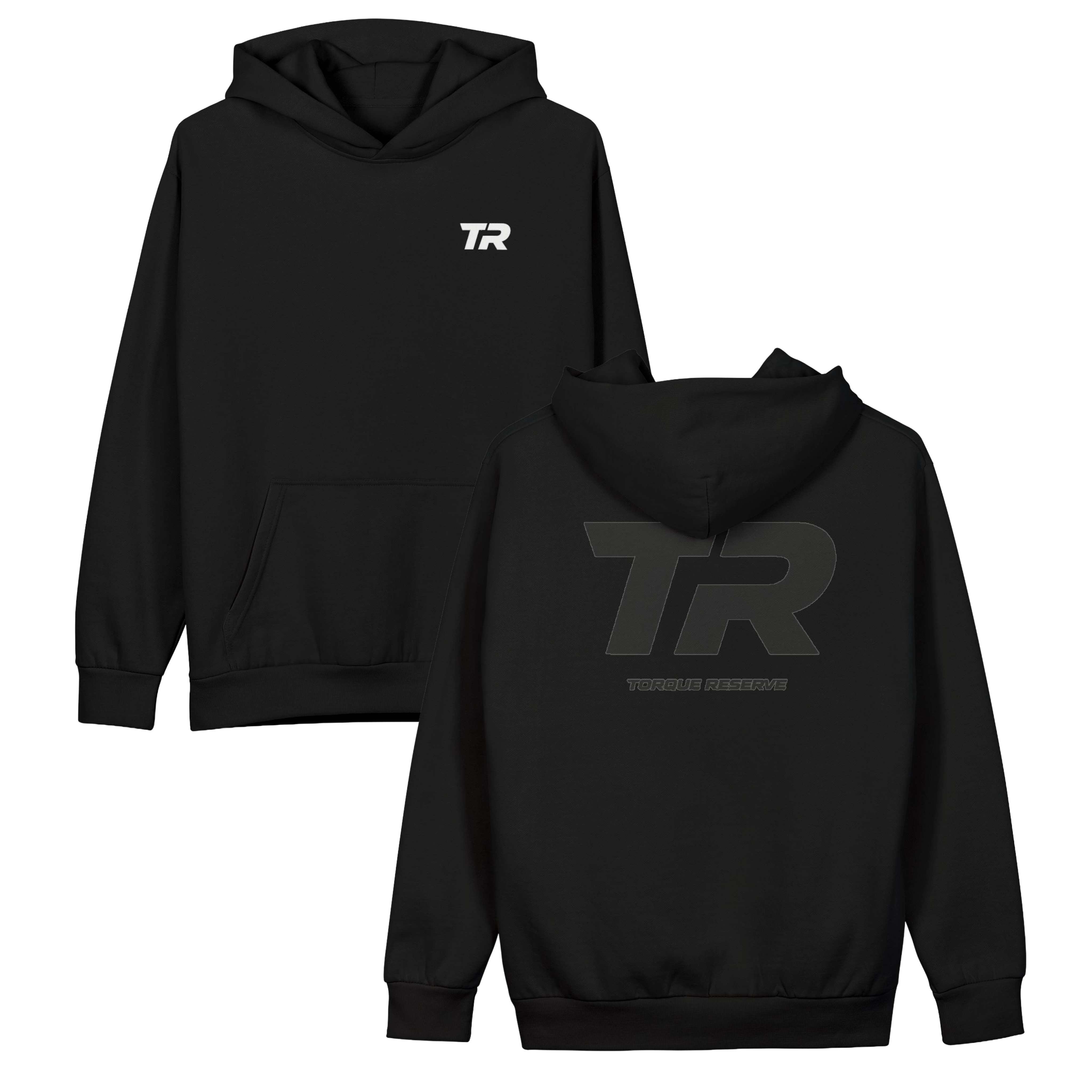 Faded Initial Oversized Hoodie