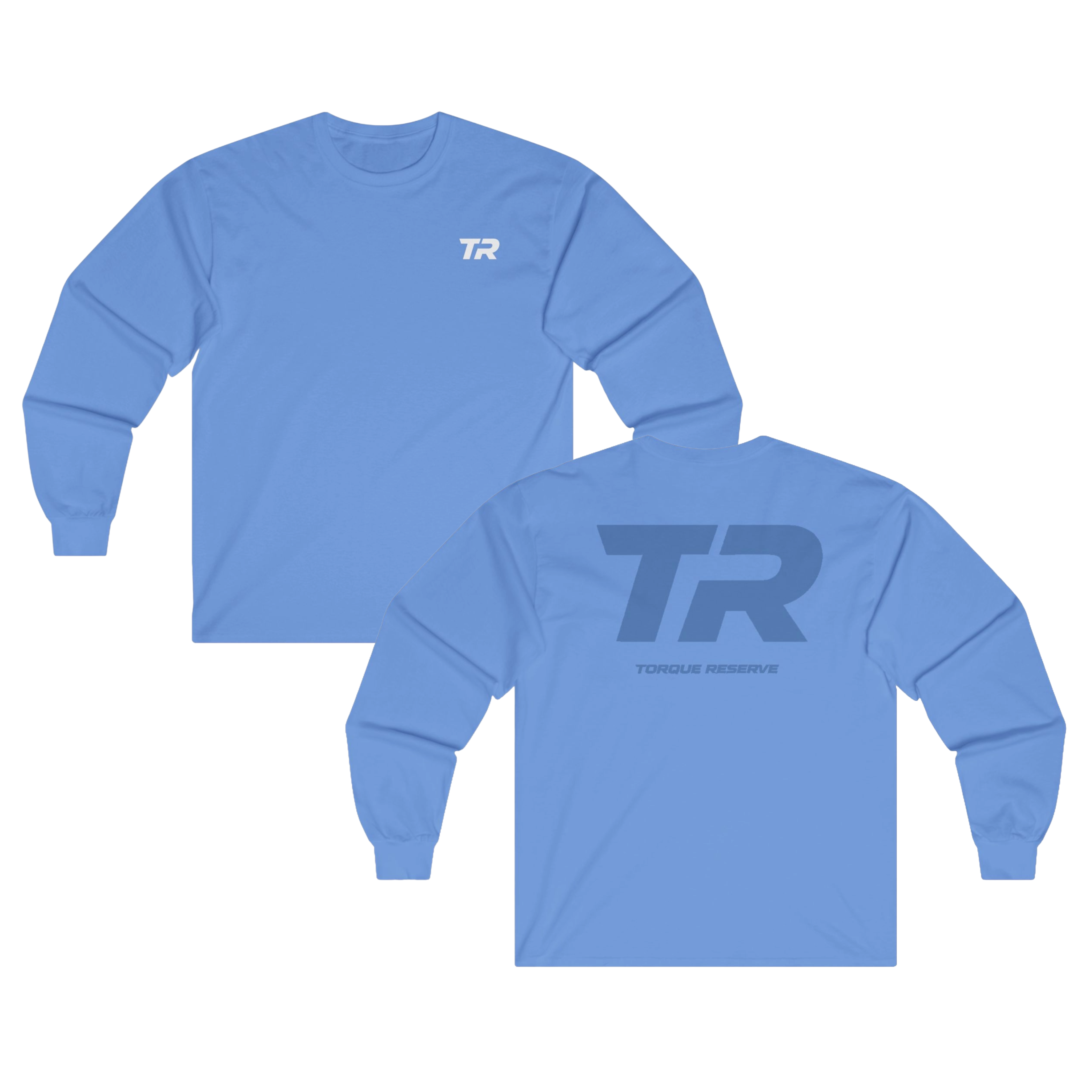 Faded Initial Long Sleeve Tee