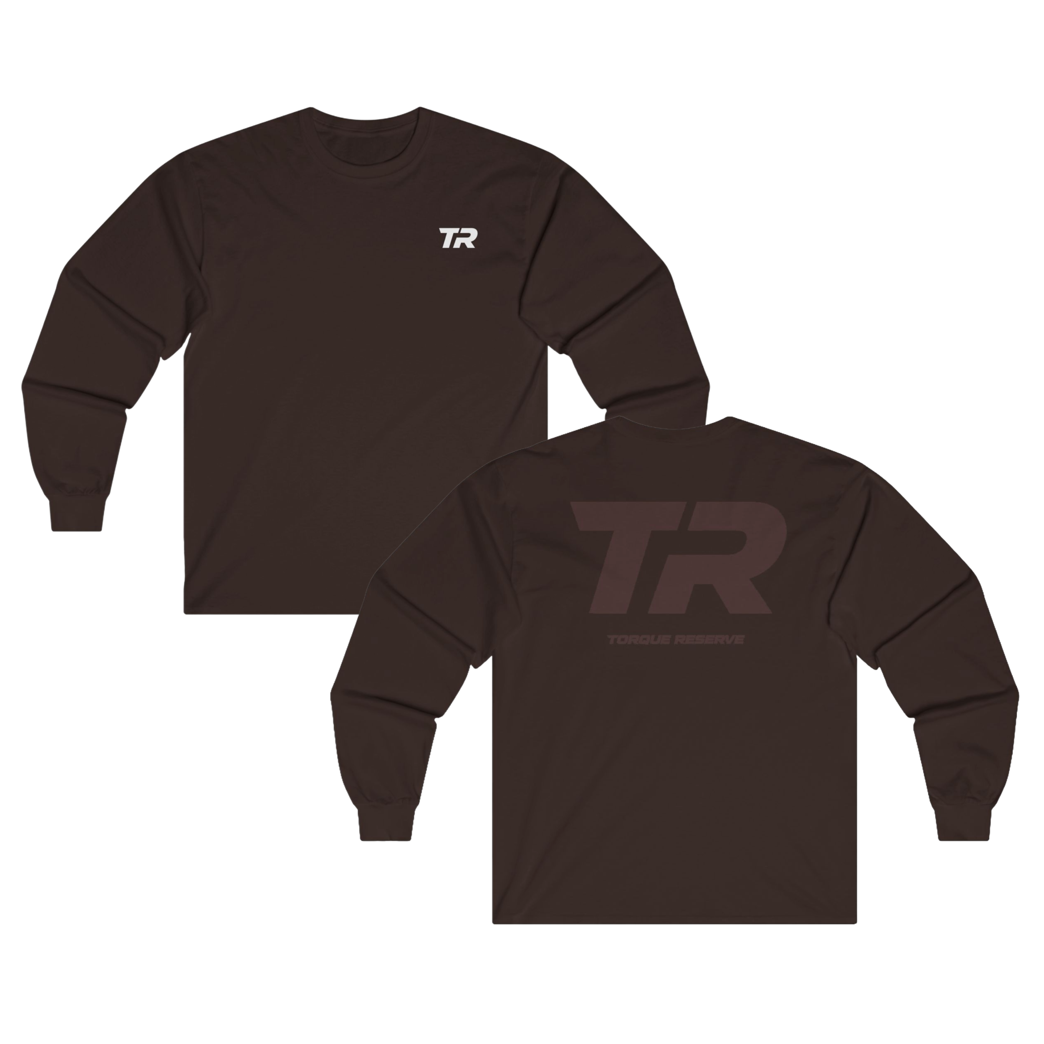 Faded Initial Long Sleeve Tee