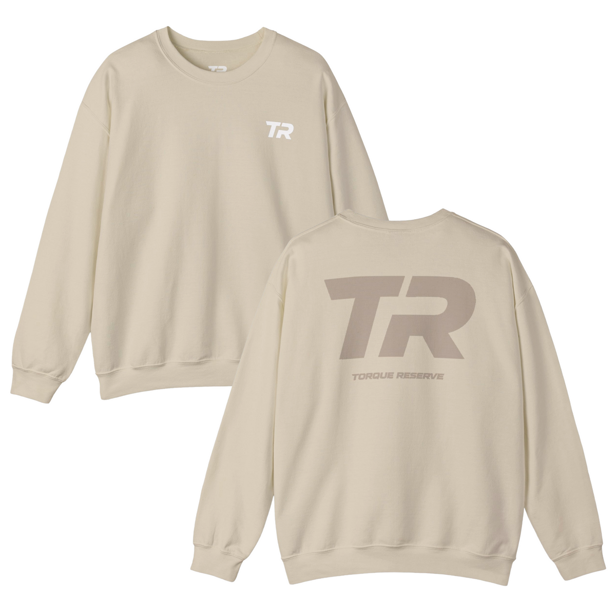 Faded Initial Crewneck