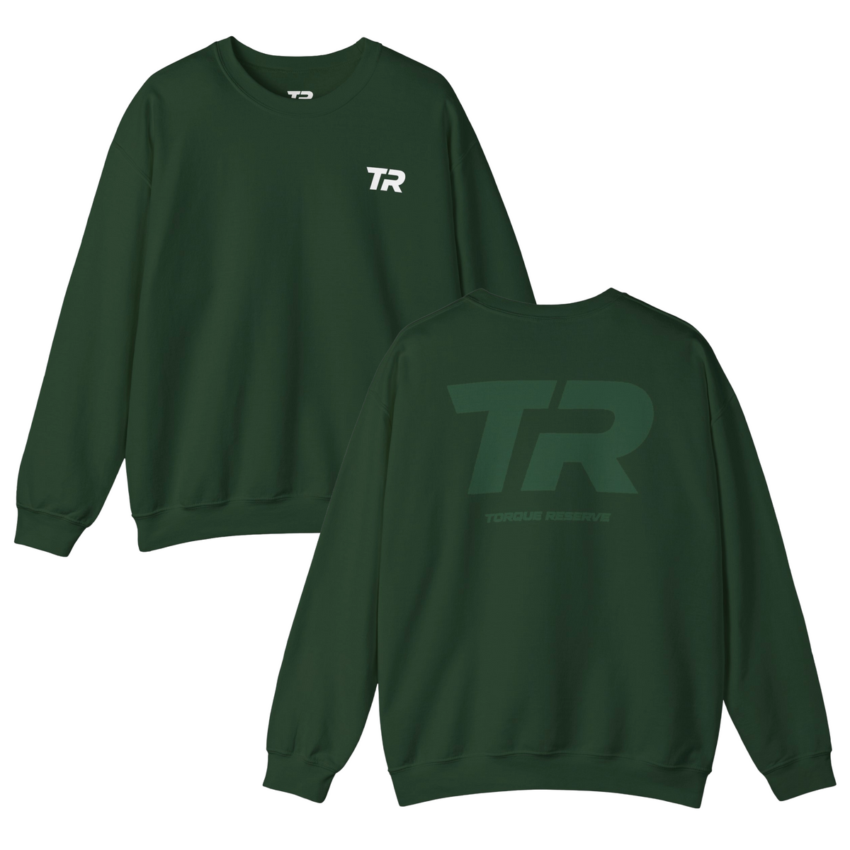 Faded Initial Crewneck