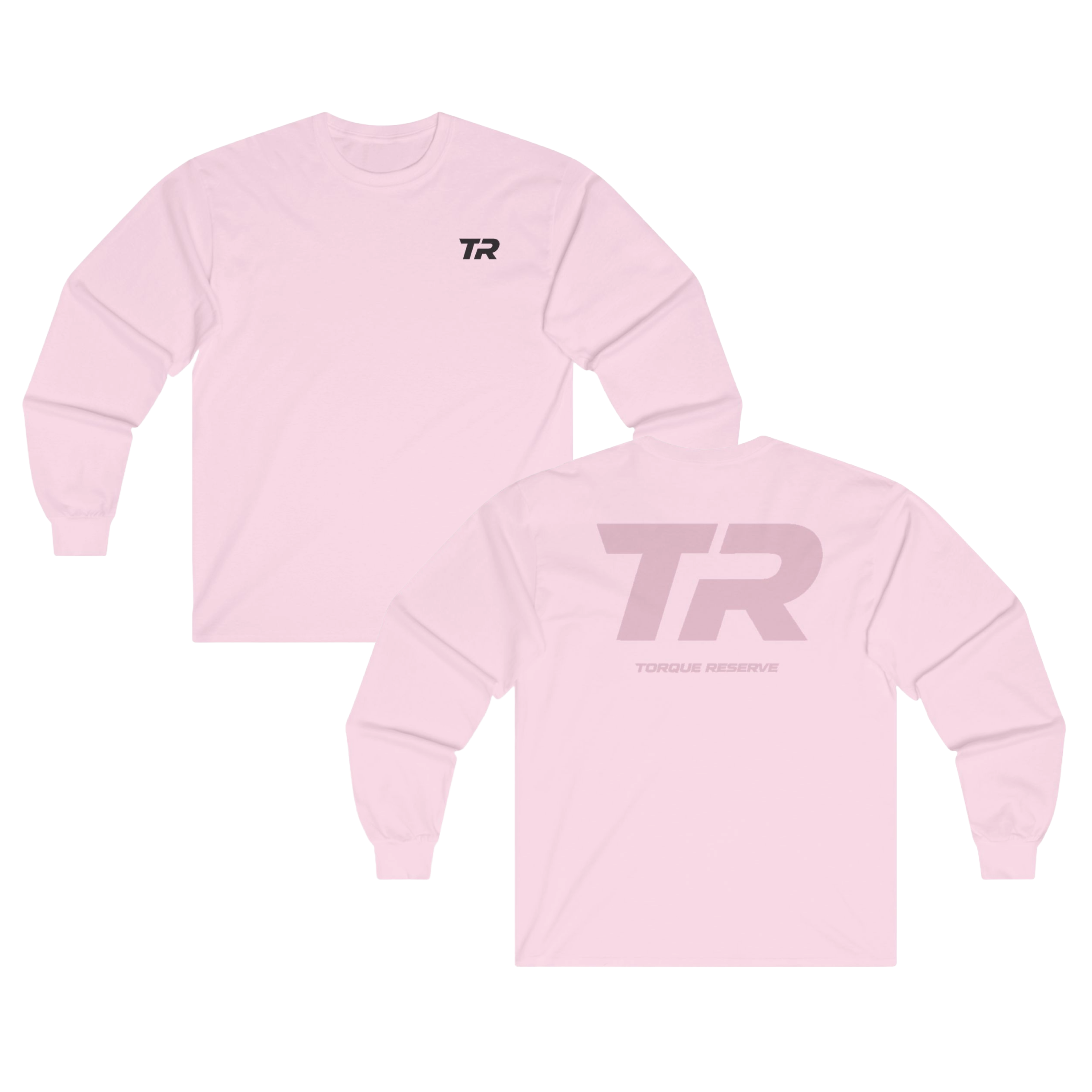 Faded Initial Long Sleeve Tee